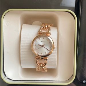 Fossil Rose Gold-Tone Stainless Steel Watch